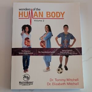 Master Books Wonders of the Human Body Volume 2 Book, Anatomy, Science